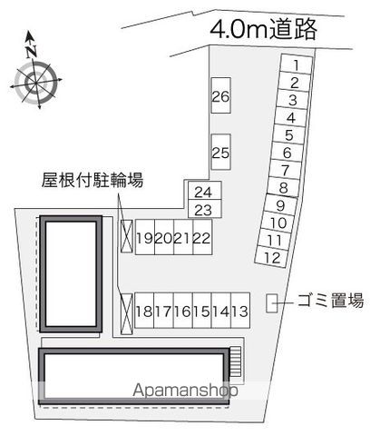 レオパレスガーデン 103 ｜ 山梨県甲府市中村町9-27（賃貸アパート1K・1階・23.18㎡） その14