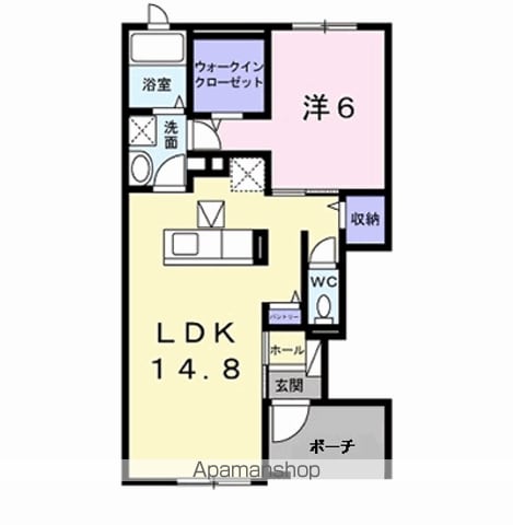 秋田市 2階建 築11年の間取り写真