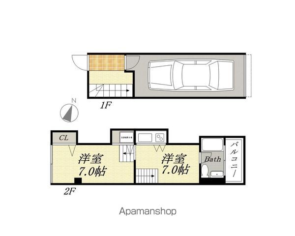 U residence 弁天町の間取り写真