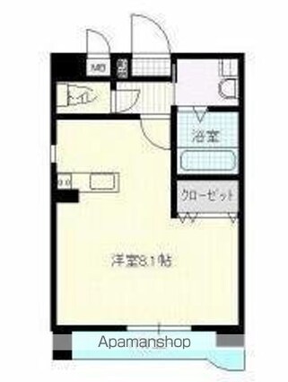 なかよしマンション塩上[1K/30.03m2]の間取図