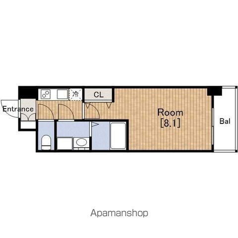 S−RESIDENCE阿波座WESTの間取り写真