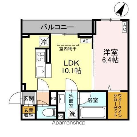 DーROOM大房PJ B棟の間取り写真