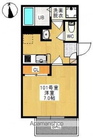 REGALEST 十日市の間取り写真