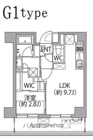 【レスピール蓮根の間取り】