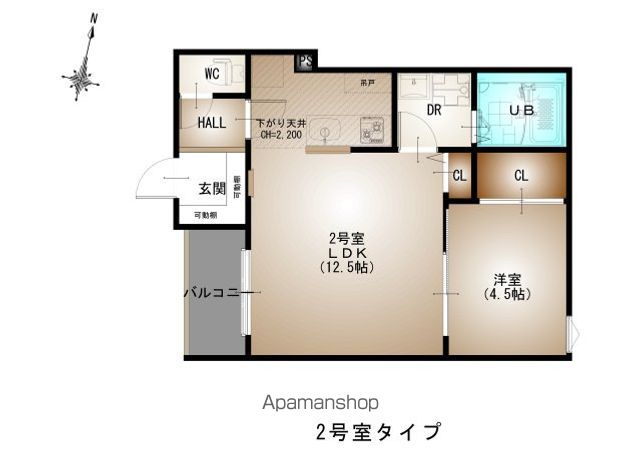 ＲＥＧＡＬＥＳＴーＦ　井口１の間取り