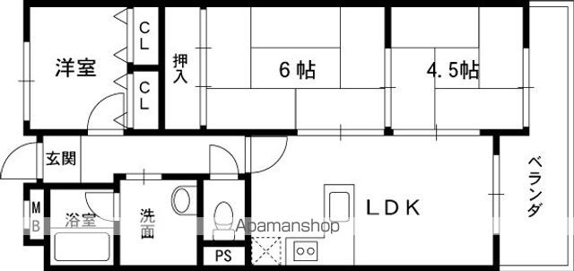 長楽ビルの間取り写真
