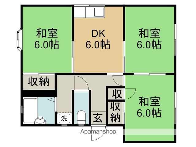ハイツイーストサイドの間取り写真