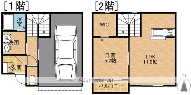 ガレッジ志都呂の間取り写真