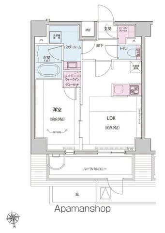 ＡＬＴＥＲＮＡ神楽坂Ⅱの間取り