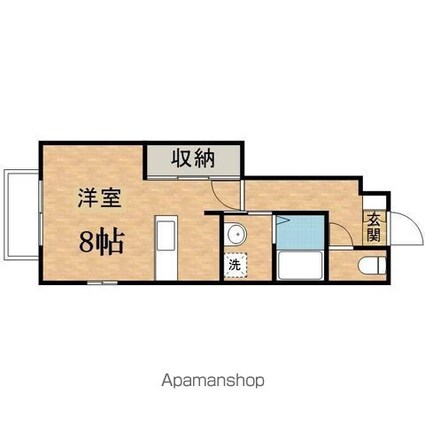 シーゲート八王子[1R/32.29m2]の間取図