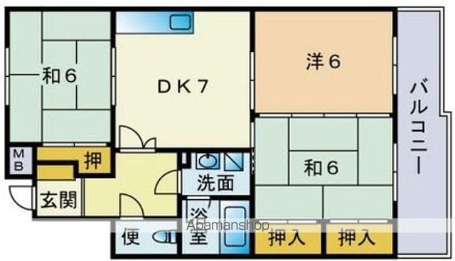 グリーンパーク森山の間取り写真