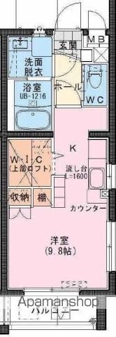RIVIERE CHAMP元宮の間取り写真