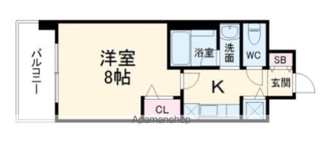 ピュアドームディア県庁前の間取り写真