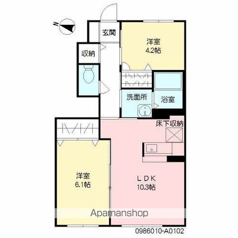 シャーメゾンTAKAGIの間取り写真