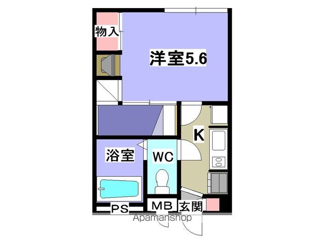 レオパレスグッドウエストの間取り写真