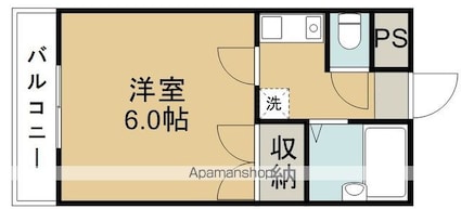 ベルトピア仙台１５[1K/17m2]の間取図