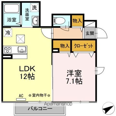 カーサ デ 白楽の間取り写真