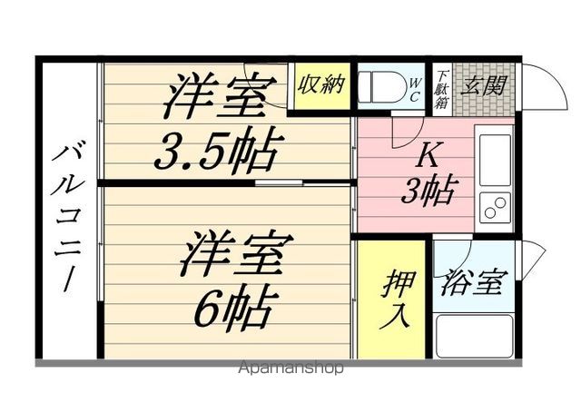 第二桜荘の間取り