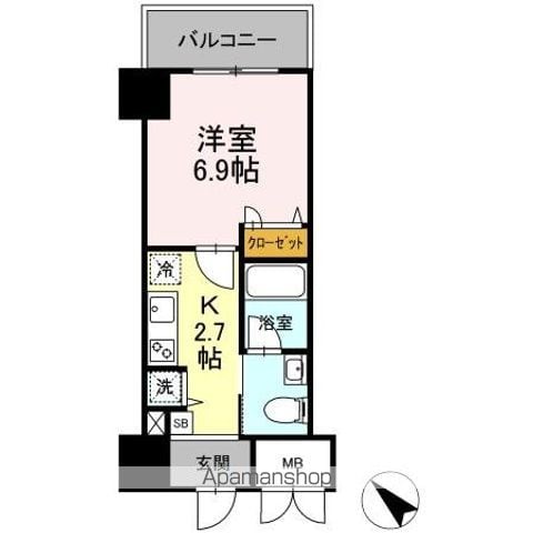 同じ建物の物件間取り写真 - ID:214059709514