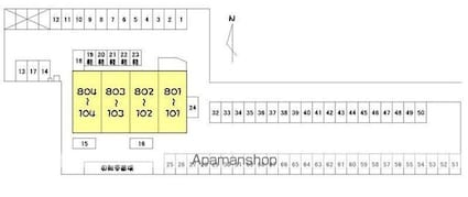 ディアコート茜[3DK/57.64m2]の配置図