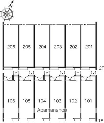 レオネクスト亀山Ⅱ[1K/23.61m2]の共用部1