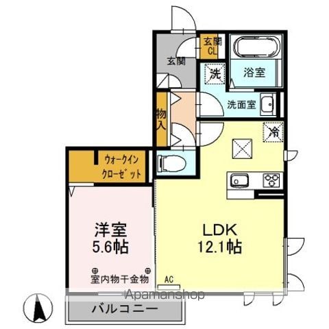 グランディール A棟の間取り写真