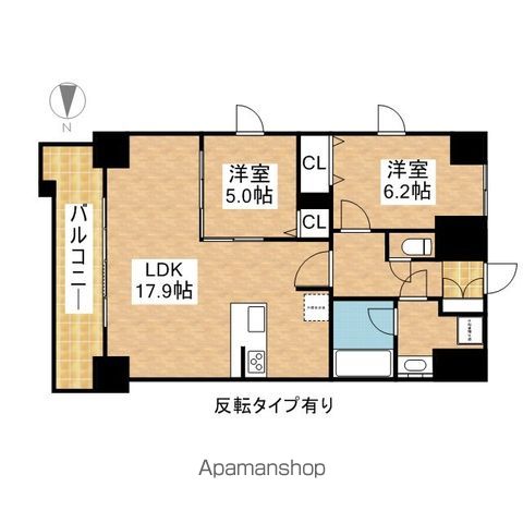 トレヴィ高岳の間取り写真