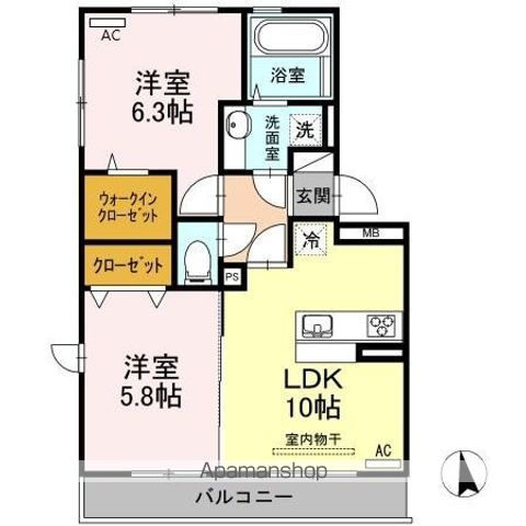セブンリーフクローバーの間取り写真