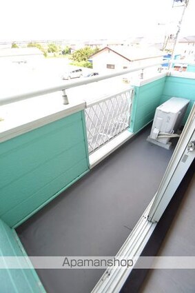 ミールハイツＢ[1K/37.26m2]のバルコニー