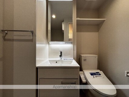 Ｔｈｅ　Ｒｏｃｋ　ＡＰＴ[1R/16.12m2]の洗面所