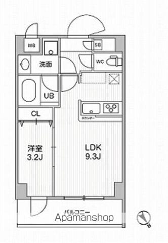 アルファコート曳舟３ 303 ｜ 東京都墨田区東向島３丁目15-12（賃貸マンション1LDK・3階・30.74㎡） その2