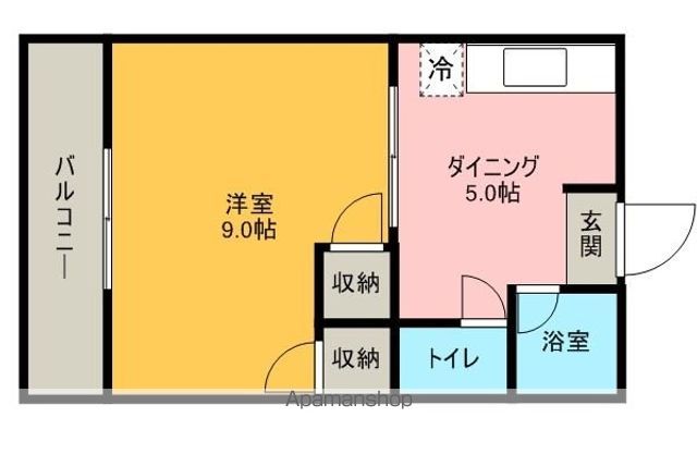 エクセル産大前の間取り