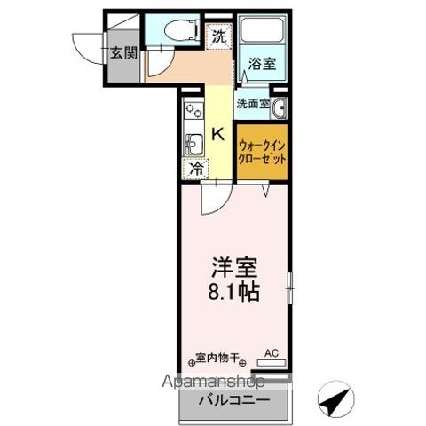 DーROOM土樋の間取り写真