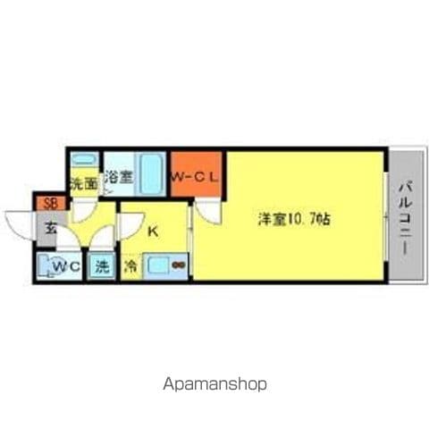 SERENiTE本町エコートの間取り写真