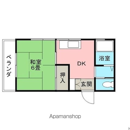 リヴエタニティ[1DK/22m2]の間取図