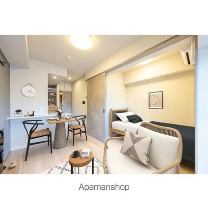 コンフォリア・リヴ品川戸越[1DK/25.36m2]のリビング・居間