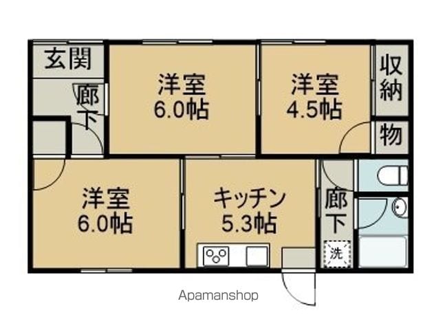 予讃線 伊予西条駅 徒歩26分 1階建 築46年の間取り写真
