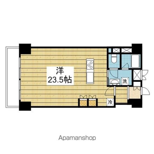 ｖｉａ　ＦＩＯＲＥ[1R/53.36m2]の間取図
