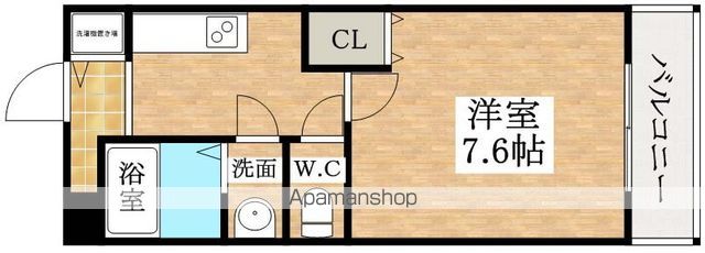 バンブーコートII番館の間取り写真