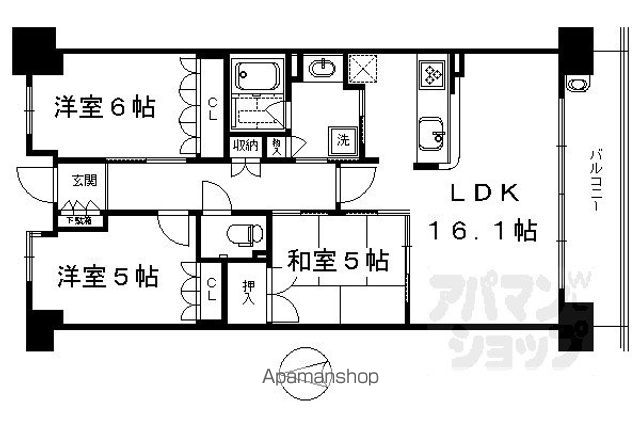 京都桂川つむぎの街 マークスクエアの間取り写真