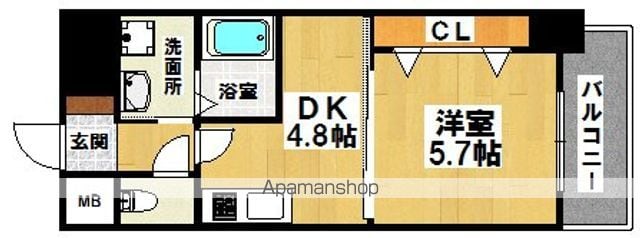 krehl宿院の間取り写真