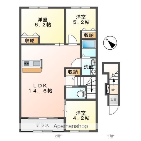 EXCEL・I弐番館の間取り写真