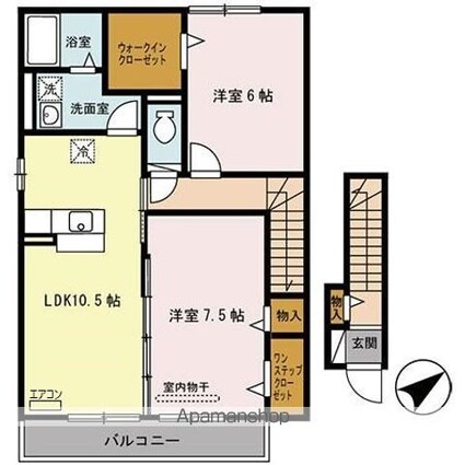 ルミエール[2LDK/63.62m2]の間取図