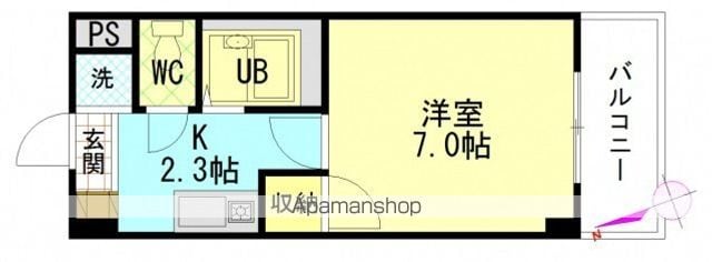 シャローム村岡の間取り写真