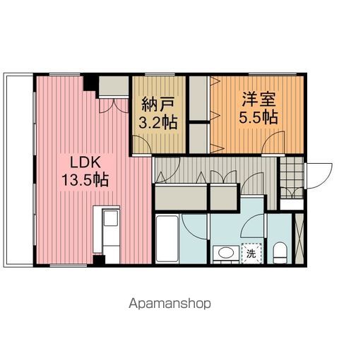 クレイン南台の間取り写真