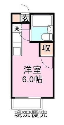 ハインハイツ小林Ａ[1R/17.39m2]の間取図