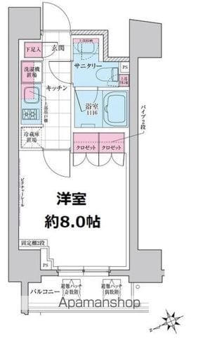 ステラメゾン三軒茶屋の間取り写真