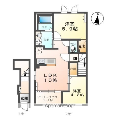 ソレイユの間取り