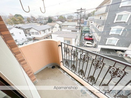 ブルーミングローズ[1K/26.77m2]のバルコニー