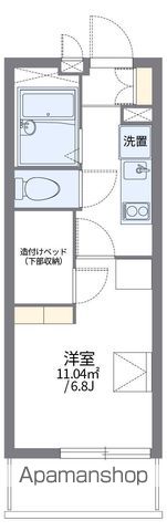 レオパレスサニーハイツの間取り写真